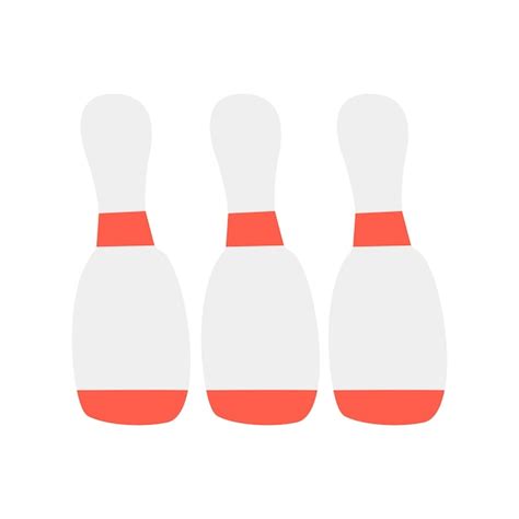 Premium Vector Vector Flat Bowling Pins Illustration