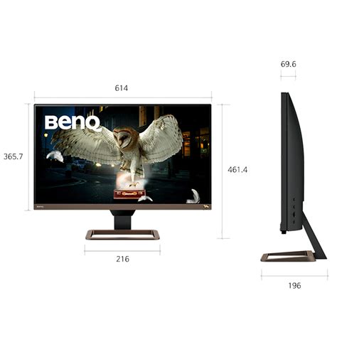 Benq Ew2780u Eye Care 27 Monitor 4k Uhd Hdr Ips Srgb 99 60 Hz 3840 X