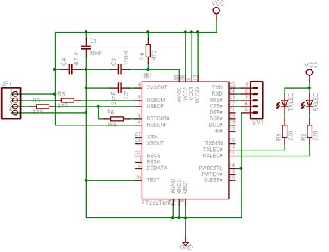 Rs232 To Usb Converter Circuit Diagram