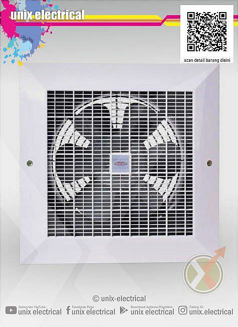 Aksesoris Panel Listrik Cooling Fan Ceiling Exhaust Fan CEF 20