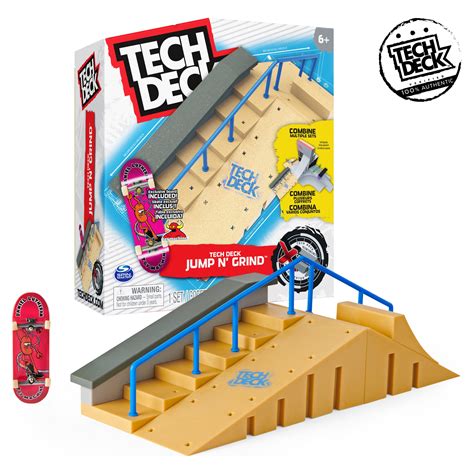 Tech Deck Jump N Grind X Connect Skate Park Playset With Finger