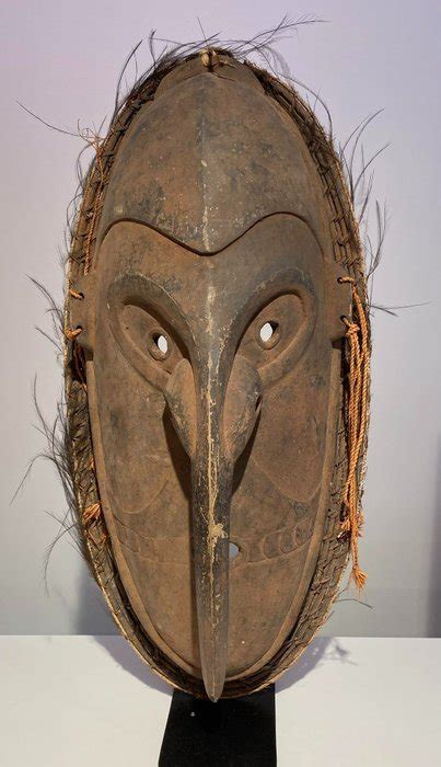 Mask 1 Wood Lower Sepik Ramu Schouten Island Murik Catawiki