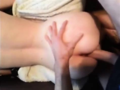 Amateur Trying To Break Her Pussy With His Big Powerful Dick