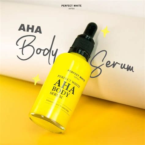 Jual Perfect White Aha Body Serum Ml Shopee Indonesia