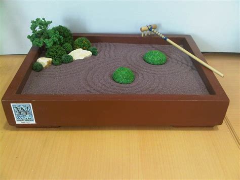 Miniature Sandbox By Wallzart Miniature Zen Garden Zen Garden