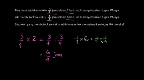 Detail Contoh Soal Perkalian Pecahan Koleksi Nomer