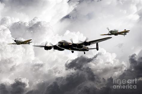 The Battle Of Britain Memorial Flight Digital Art By Airpower Art