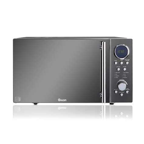 Swan Solo Digital Microwave Oven 25L - Grey - Kettle and Toaster Man