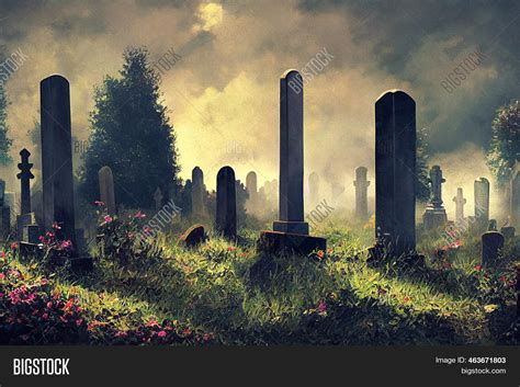 Old Cemeteries Image And Photo Free Trial Bigstock