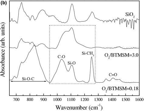 A Ftir Spectra For Main Bond Of Hydrophilic Sioc Film B Ftir Download Scientific Diagram