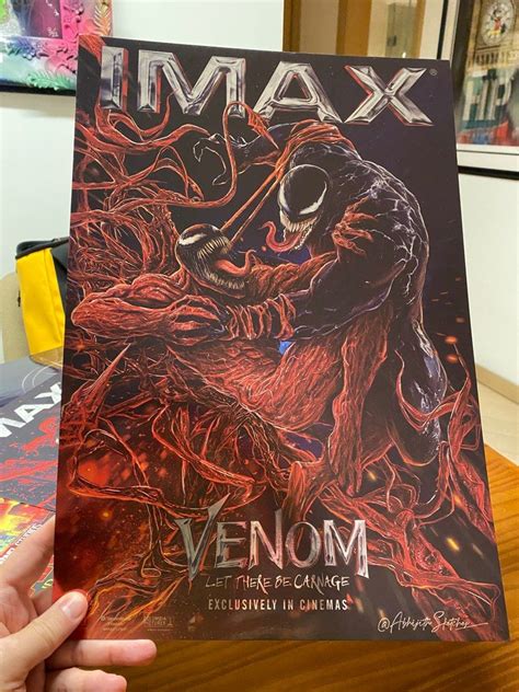 Imax Venom Let There Be Carnage A3 Poster 傢俬＆家居 家居裝飾 牆上裝飾 Carousell