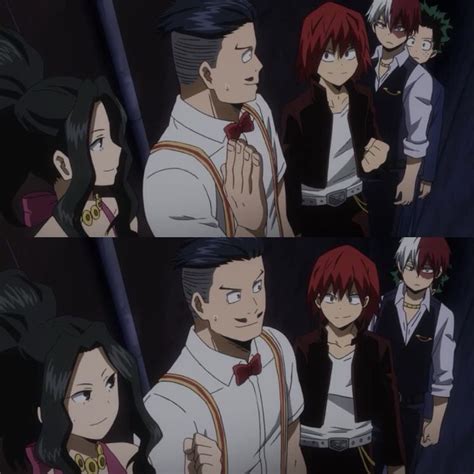 Yaoyorozu Momo Tenya Iida Kirishima Eijirou Todoroki Shouto And Midoriya Izuku Boku No Hero