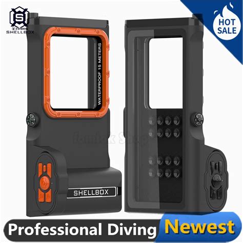 Shellbox 2022 New Upgrade Professional Diving Phone Case 15m Underwater Super Waterproof Depth