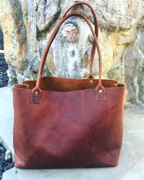 Leather Tote Bag Leather Diaper Bag Leather Bag Leather