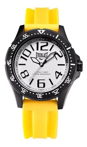 Reloj pulsera Everlast Relógio Analógico Everlast Amarelo E6715 de