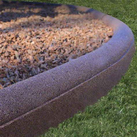 Flexible 8ft Rubber Residential Mulch Borders | Play area backyard ...