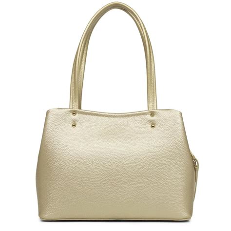 Sac Cabas Paule Foulonn Double Champagne In Nude Lancaster