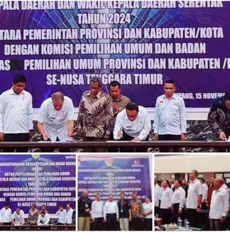 Resmi Dana Hibah Pilkada Malaka Tahun 2024 Sebesar Rp 40 766 341 000