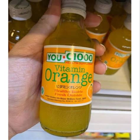 Jual COD YOU C1000 ORANGE VITAMIN C 1000 BOTOL KACA VITAMIN C