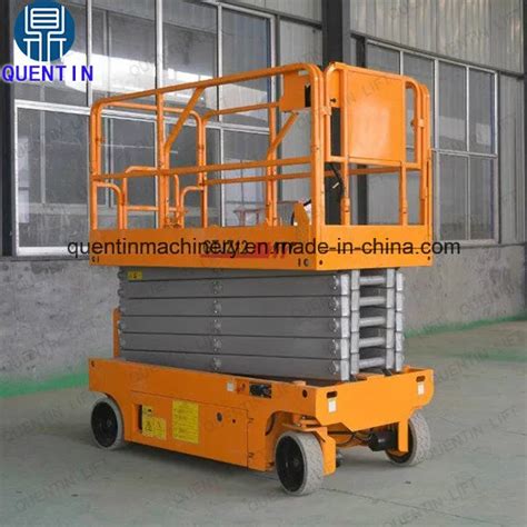 M Self Propelled Electric Mobile Scissor Man Human Lift China