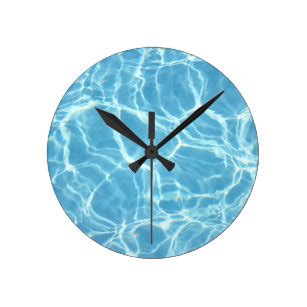 Swimming Pool Wall Clocks | Zazzle