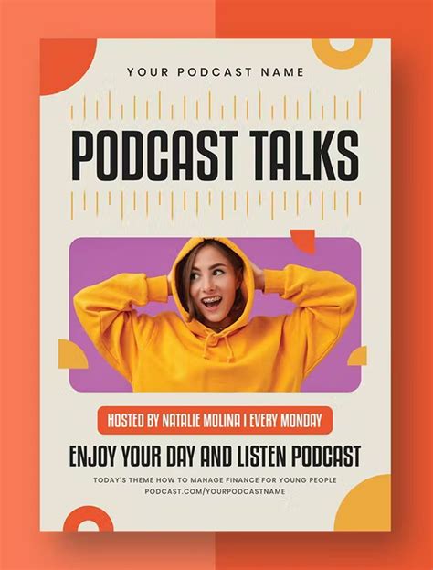 Podcast Flyer Template PSD | Podcasts, Flyer template, Listen podcast