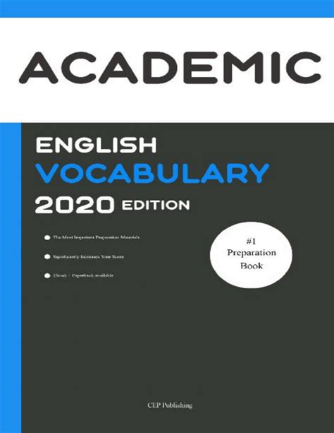 Academic English Vocabulary Edition Cep Publishing