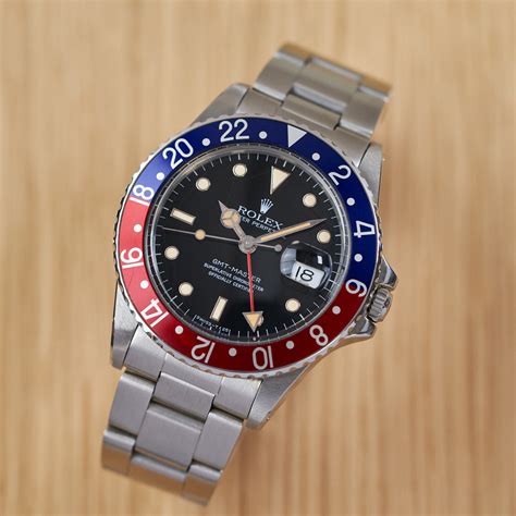 Rolex Gmt Master Pepsi Bezel Spider Dial Excellent Conditions