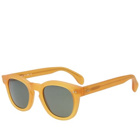 Illesteva Murdoch Sunglasses Matte Blond And Olive End Uk