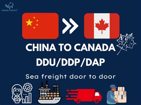 China To Canada Sea Freight Senghor Logistics Affordable Ddu Ddp Dap