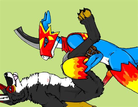 Rule 34 Buggery Color Digimon Duo Flamedramon Fur Furry Furry Only J2k Male Male Only Side