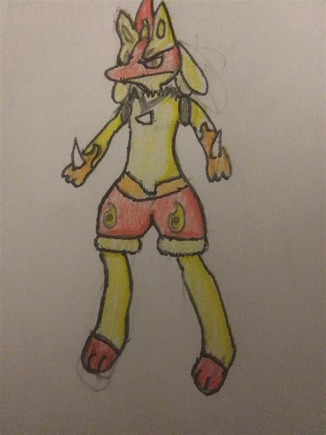 Lucario + cinderace fusion, 2nd fusion I have ever made : r/pokemon