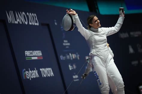 Mondiali Di Scherma Di Milano Medaglia Dargento Per Arianna Errigo