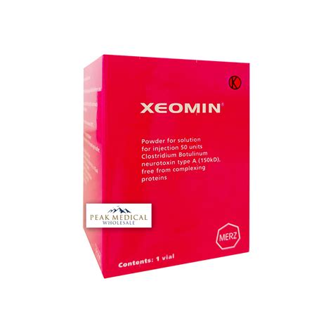 Xeomin® 50u International English Peak Medical Wholesale