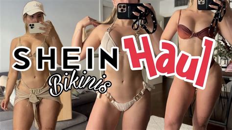 SHEIN Bikini Haul Try On Haul De VERANO SHEIN YouTube