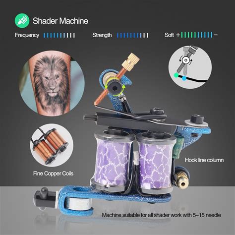 Solong Tattoo Complete Tattoo Kit Professional Tattoo Coil Machine