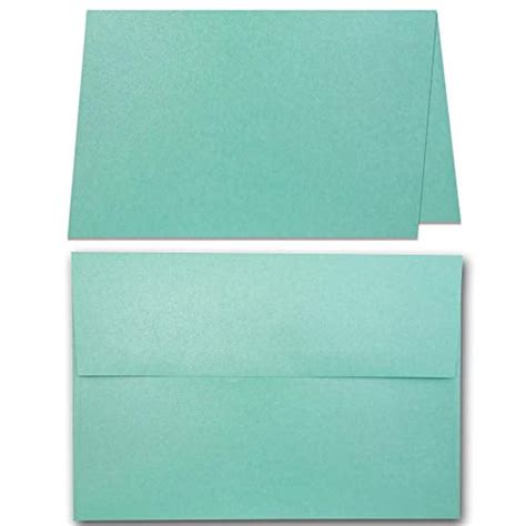 Thick X Folded Shimmery Metallic Folded Blank Card Envelope