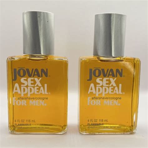 Jovan Sex Appeal Aftershave Cologne For Men 4 Fl Oz Original 90s 2 New