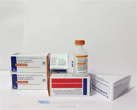 Human Mixtard 7030 Suspension For Injection 100iuml 100uml 1 Ml At