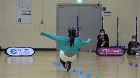 112年中正盃自由式輪滑錦標賽花式繞樁國中女子組第八名朱苡瑄 Youtube