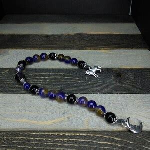 Wicca Natural Stone Pagan Prayer Beads Meditation Beads Witches