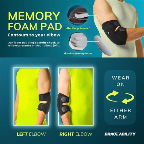 Bursitis Elbow Pad Brace Olecranon Padded Sleeve And Bursa Wrap