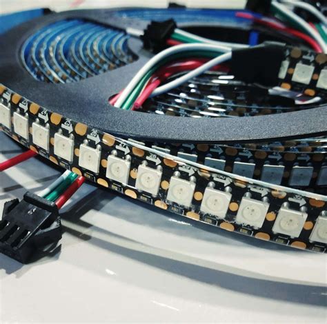 Neopixel Ws B V Led Per Meter Waterproof Silicon Cover