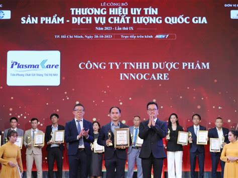 PlasmaKare vinh dự nhận giải thưởng Thương hiệu uy tín Sản phẩm dịch vụ