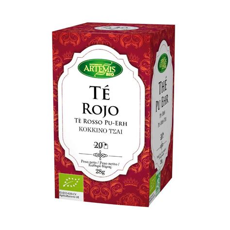 Caja Infusi N T Rojo Eco G Pu Erh Eco Tea Bags G Tienda