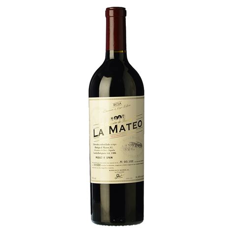 BODEGAS D MATEOS LA MATEO VENDIMIA 2018 2019 WINEMISSION