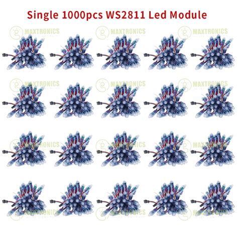 M Dulo De Luz Led A Todo Color Mm Ws Ic Entrada Dc V