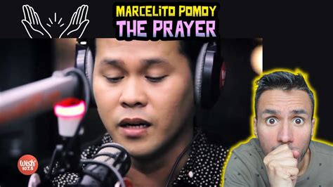 Marcelito Pomoy The Prayer Reaction First Time Hearing It Youtube