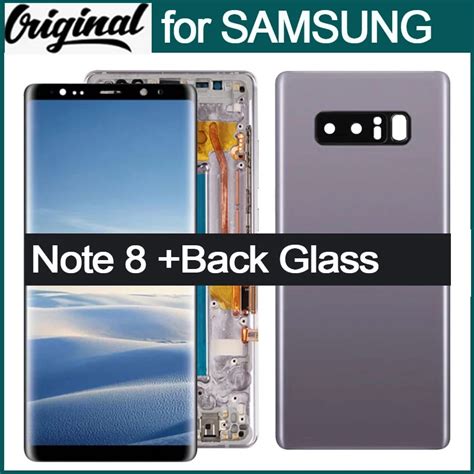 Original 63 Amoled Lcd Replacement For Samsung Galaxy Note 8 Touch Screen Sm N950f Sm N950u