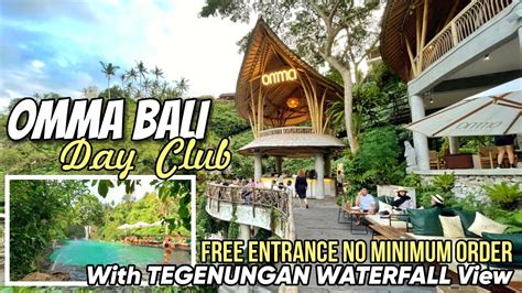 OMMA BALI Day Club Free Entrance NO Minimum Order YouTube